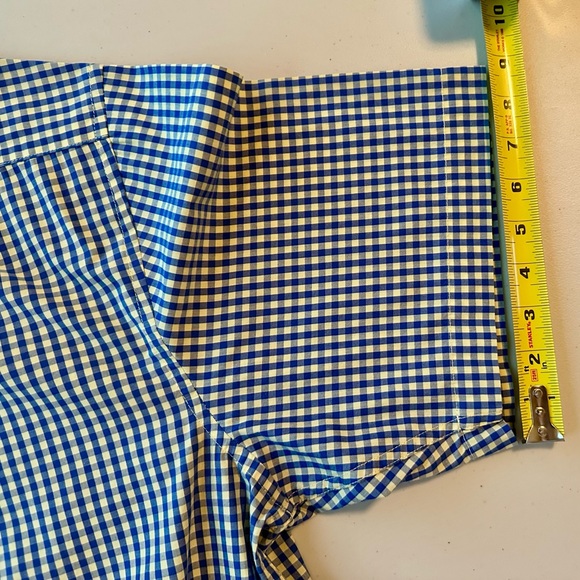 U.S. Polo Assn. Navy and White Checkered Shirt - Picture 10 of 13